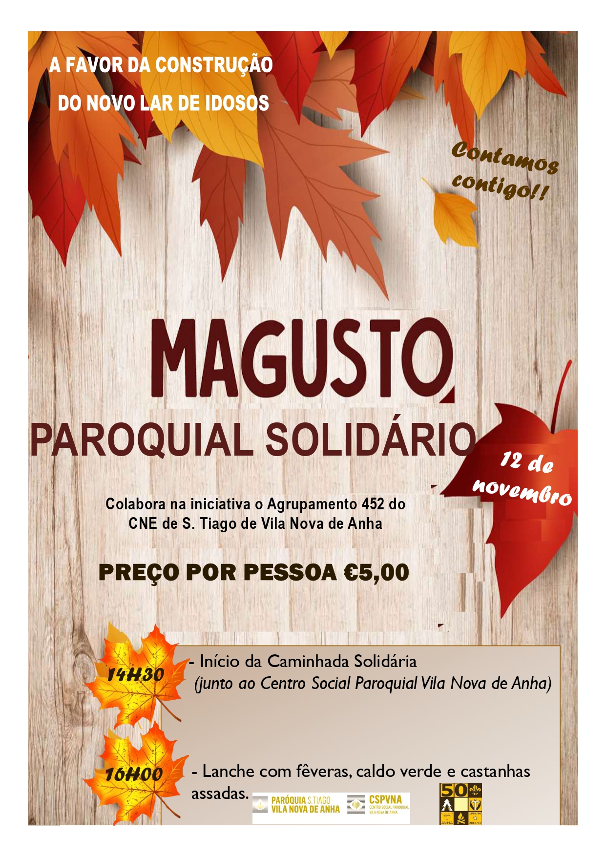 MAGUSTO PAROQUIAL SOLIDÁRIO - 12-11-2022